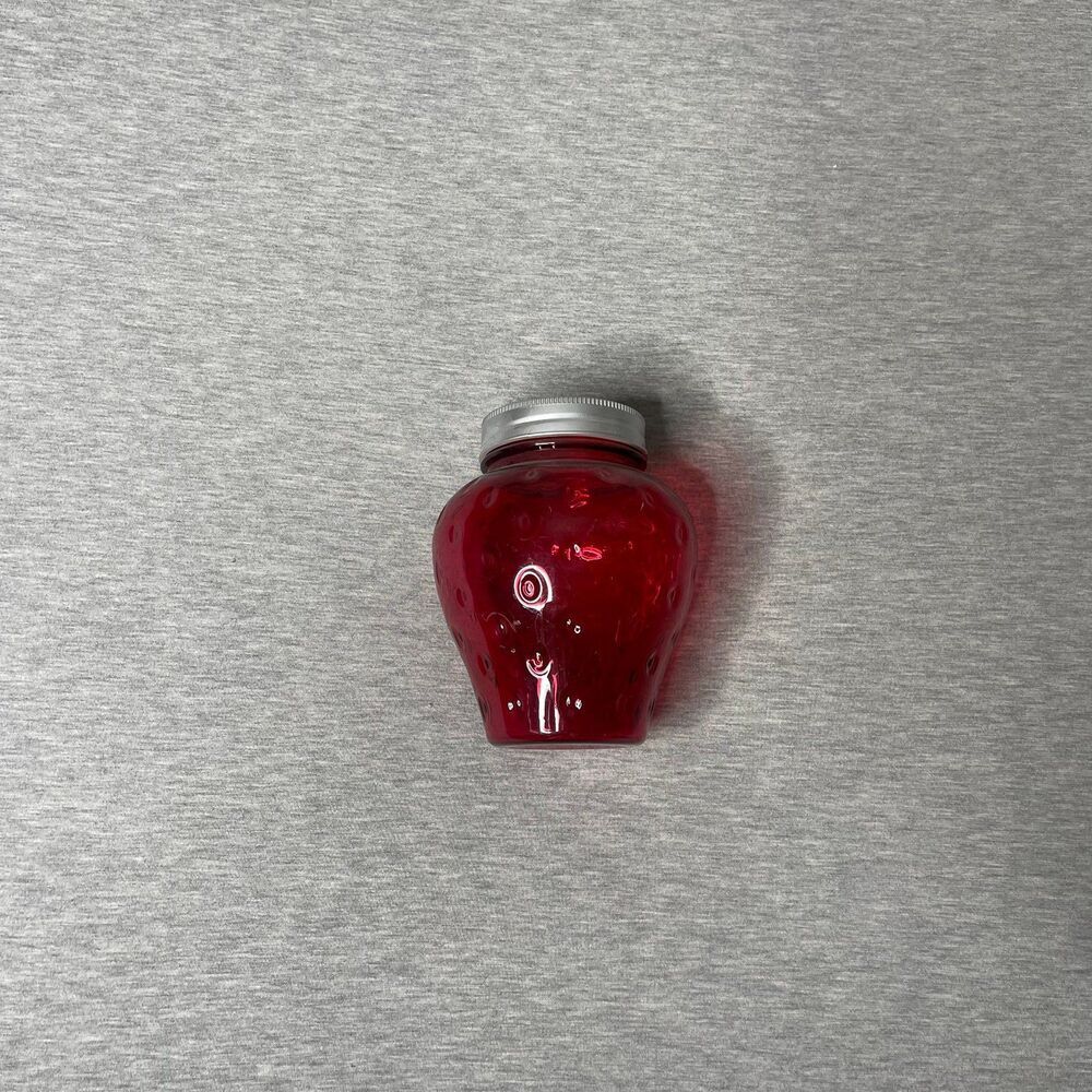 Ruby Red Plastic Strawberry 20oz Tumbler Bottle